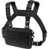 Générique Chest Pack For Hunting - 9.84 Inch Oxford Cloth Multipurpose Chest Bag | Outdoor Vest Cycling Sling Pack | Hands Free Pouch For Sports Hiking. 3 colori, 25 x 20 cm., Nero , Fare riferimento