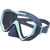 Qusinfc Occhiali da immersione Occhiali da nuoto antinebbia Occhiali da bagno Occhiali da sole Vetro Antileak Immersione 180 Gradi Panoramica Ampia Vista Snorkel Bambini Snorkeling Snorkeling