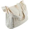 Marchfunny Borsa portaoggetti in tela per tappetino da yoga, grande capacità, per pilates, fitness, con manici robusti, per palestra, viaggi e uso quotidiano, colore bianco