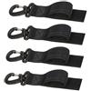 TOP-MAX 4 pezzi kayak paddle supporto universale per pagaia con gancio a sgancio rapido regolabile SUP Paddleboard cinghie per canoa accessori