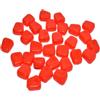 HYTROVE 50 Pezzi Esche Artificiali di Mais in Silicone Rosso Aroma di Mais Dolce e Galleggianti per Pesca a Trota e Carpa in Acqua Dolce e Torrenti