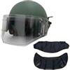 ZJIEYU Elmetto Tattico Dell'esercito Russo ZSh-1-2M, Elmetto Militare In Stile EMR con Protezione Tattica per Il Collo e Visiera In Acrilico, Accessorio per Softair