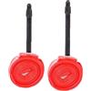 Caswynlife Per tpu Inner Tube 700C Rosso Leggero Pneumatico per Gravel Mountain Road 35-50C Valvola 45mm (45mm)