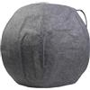 Allthingstore Copertura in feltro per palla da yoga, 55 cm, 65 cm, 75 cm, custodia protettiva resistente all'usura, pieghevole, per pilates, palestra, attrezzature per il fitness, accessorio per allenamento a casa