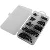 Drawup Kit di riparazione per canne da pesca, 75 pezzi, anelli guida in ceramica, set per canne da baitcasting e restauro dei pali