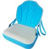 Tsawntd Sedile per Paddleboard, Sedile Gonfiabile per Paddleboard, sedili per Kayak Regolabili con Tasca portaoggetti - Blu e Bianco