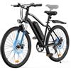 Finbike EB3S Bicicletta Elettrica Adulti, Autonomia Massima 100 km, Mountain Bike Elettrica da 26 Pollici, Dotata di Batteria da 36V 15Ah, Ammortizzatore Anteriore, Cambio a 7 Velocità