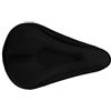 Qqmora Cuscino per Sedile Bici Comodo Coprisella per 29,5 * 18 * 3 Cm Accessorio Pratico (Scanalatura diritta triangolare)