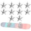 Generisch Sci Stomp Pad - Attrezzatura per sport sulla neve, 10 pezzi, stella a cinque punte, per principianti, alpinisti esperti, donne, uomini, adulti e adolescenti