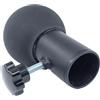 Allthingstore Manicotto rotante per bilanciere in ghisa con impugnatura in gomma testurizzata per barre da 5,1 cm, supporto compatto per sollevamento pesi per allenamento a casa, palestra, nero