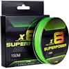 Generisch Lenza da pesca Pro Grade Power, verde fluorescente, 164 metri, 8 fili