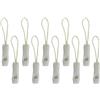 Generic Fischietto da campeggio 10 Pezzi Cordino Luminescente Tirella Cerniera