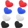 Healeved 8 Pezzi Ammortizzatore per Corde a Forma di Cuore per Racchetta da Tennis in Gomma Accessorio per Racchette Che Protegge i Polsi Durante Gioco