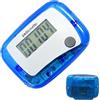 Generisch Pedometro tascabile, contapassi alla caviglia, monitor digitale LCD, 4,8 x 3,6 x 2 cm, design impermeabile, bersaglio per la corsa quotidiana per escursionismo, allenamento, nuoto, viaggi, sport