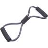 CVUTOVO Fascia Elastica a Forma di 8 Nera in Tpr Maniglie per Esercizi a Casa, Elastico di Resistenza per Rafforzare Ossa e Allenamento Completo