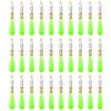 Generic 30Pcs Silicone Pesca Galleggiante Sedile Testa di Rame Cuscinetto A Sfere Pesci Bobber Sedile Galleggiante Accessori Da Pesca Strumento Durevole Bobber Clip