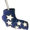 Generic Star Pattern PU Cuoio Golfs Iron Club Head Covers Cunei Iron Club Copertura protettiva Putter Protector Golf Forniture Head Covers Protettivo Morbido Durevole Portatile