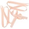 HEANUJJ Nastri in Raso Rosa per Scarpe da Ballo, 2 Pezzi, Nastro Morbido e Confortevole per Scarpette da Balletto e Scarpe da Punta per Danza Classica