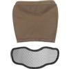 DYCZMALQ Maschera protettiva tattica in rete di acciaio, traspirante, scaldacollo, per softair, paintball, caccia, allenamento all'aperto (T)