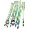 ZUZZEE 10 esche morbide per polpo da 12 cm, in acrilico, per calamari, filo luminoso per acqua salata e acqua dolce