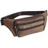 SKPVPOKOYL Marsupio in pelle for uomo Borsa a tracolla for cellulare da corsa sul petto casual