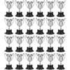 PATIKIL 24 Pezzi Trofei Mini da 3,22 Pollici Coppe Trofeo Argento Argento | in Plastica, Piccoli, per Tornei Sportivi, Competizioni, Feste, Premi, Cerimonie, Props, Vincitori