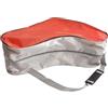 Sandyseptember Borsa per pattini da ghiaccio facile da trasportare con design a ritenzione della forma, grande custodia in nylon per pattini e caschi, ideale per pattinatori giovani e adulti, rosa (rosso)