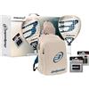 BULLPADEL Vertex 04 W 2025 - Set professionale di racchette da padel a forma di diamante, fronte fibrix, nucleo MultiEva, CURVAKTIV & Air Power, include zaino Vertex, overgrip e protezione