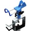 ZUZZEE Porta canna da pesca pieghevole in metallo con angolo regolabile e silicone antiscivolo per uso nautico (rosso)