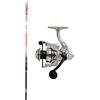 kolpo combo kit pesca trota lago canna 4.00 mt in carbonio adatta alla pesca delle trote in lago tremarella con mulinello