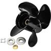 Zuquanparts Elica 48-8M8026635 10,1 x 14 compatibile con motore fuoribordo Mercury 2 tempi 4 tempi 25HP 30HP 40HP 50HP 60HP compatibile con Mariner fuoribordo 2 tempi 4 tempi 25HP 30HP 40HP