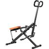 Generic Squat Machine per palestra a casa, regolabile con monitor LCD e sedile di supporto per allenamenti glutei, gambe, cosce e addominali, compatto e facile da riporre