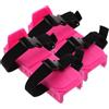 GALPADA Pattini da Ghiaccio per Rosa, Mini Scarpe da Sci per Sport Invernali All'aperto Design Facile e Fissaggio Sicuro in Pp, Metallo e Nastro