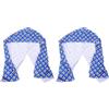 Alipis Fascia Fredda U-shaped in Poliestere Morbido e Assorbente, Design Ergonomico Ampio, 2 Dopo la Doccia in Giardino