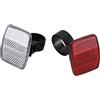 Odoukey Riflettore Anteriore per Bici Riflettori per Bici Riflettore di Luce per Bicicletta per Bicicletta Anteriore Posteriore per Manubrio Sella Bar 30.4MM 2PCS