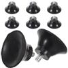 ABOOFAN Set 8 Pezzi Tappetini Antiscivolo per Cyclette in Gomma Viti Regolabili in Acciaio Zincato, Supporto Stabile per Attrezzi Fitness e Protezione del Pavimento Durante Allenamenti