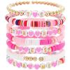 FUNTE® Braccialetti dell'amicizia, braccialetti regalo di compleanno per ragazze, donne, sorelle, fan della musica, decorazioni per feste di compleanno, Acciaio inossidabile