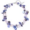 FULU AUTUMN Collana di perle in conchiglia turchese per le donne collana con ciondolo a strati bohemian estate costumi da spiaggia gioielli per le donne, 43 cm, Perla Cristallo, Turchese