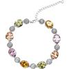 Ottaviani bijoux Bracciale da donna in ottone con cubic zirconia cm 19