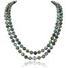 Generic Fukugems 108 mala tibetano collana per donne uomo, mala bracciale buddista, meditazione mala, African turquoise mala.