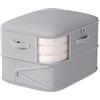 Novocloud 2 Pezzi Organizer Autocomprimente, Scatola Trasloco Pesanti, 54 x 42 x 30cm Borsa Portaoggetti per Piumino, Sacchetto di Compressione per Vestiti Piumini Biancheria (Grigio)
