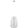 Lindby Lampada a sospensione dimmerabile (Moderno) colore Bianco, in Tessuto ad es. Soggiorno & Sala da pranzo lampada tessuto soffitto plafoniera