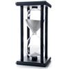 B BELLAWARE Bellaware Clessidra con sabbia, 45 minuti, orologio con sabbia in legno bianco