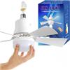 WANWEN Ventilatore da Soffitto con Luce e Telecomando, Lampadario Ventilatore LED Dimmerabile, Ventilatore da Soffitto con Illuminazione LED con Luce e Telecomando, 3 Velocità, per Soggiorno, Camera