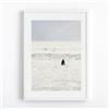 Genérico Cornice portafoto in alluminio (21 x 30 cm, alluminio bianco)