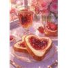 MEIYUDA DIY Diamond Painting Kit Colazione brillante, 5D Pittura Diamante Kit, Diamond Painting Ricamo a Punto Croce Artigianale Per La Decorazione Della Parete Di Casa 30x40cm