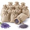 LORIPET Set 12 Sacchetti per Lavanda in Tessuto Elegante, Profumatore Armadio Naturale e Decorativo per Cassetti, Armadi e Valigie, Realizzati a Mano con Lavanda Essiccata Made in Italy VIOLA MANDALA FLOREALE
