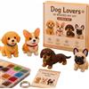 Generic Piccolo kit fai-da-te per ricamo con perline 3D di animali, set per artigianato con perline, progetto di perline di animali per principianti e appassionati di artigianato, decorazione da scrivania