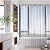 Aeici Tenda doccia anti muffa trasparente, tenda da doccia 80 x 180 cm, trasparente, bagno vasca da bagno