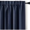 RESTILO - Tenda Blackout 140 x 270 cm, colore: indaco, 1 pezzo, con occhielli, decorazione per finestre
